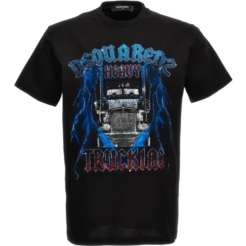 T-shirts and Polos , male, Sizes: XL, L, S - Dsquared2 - Modalova