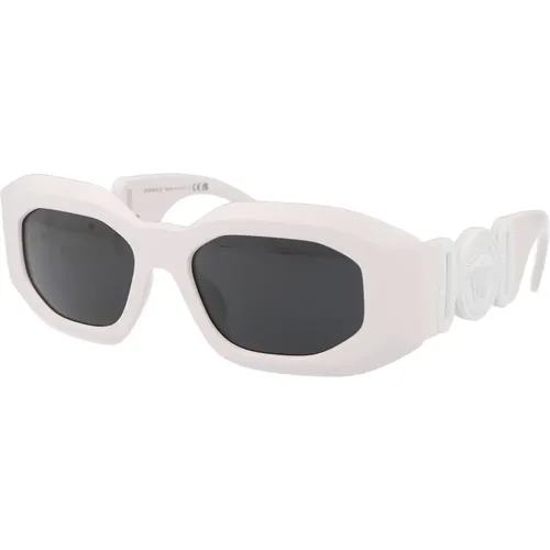 Stylish Sunglasses with Model 0Ve4425U , male, Sizes: 54 MM - Versace - Modalova