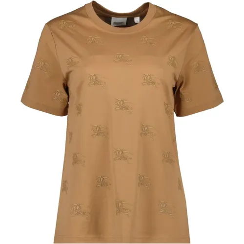 Equestrian Knight T-shirt , Damen, Größe: S - Burberry - Modalova