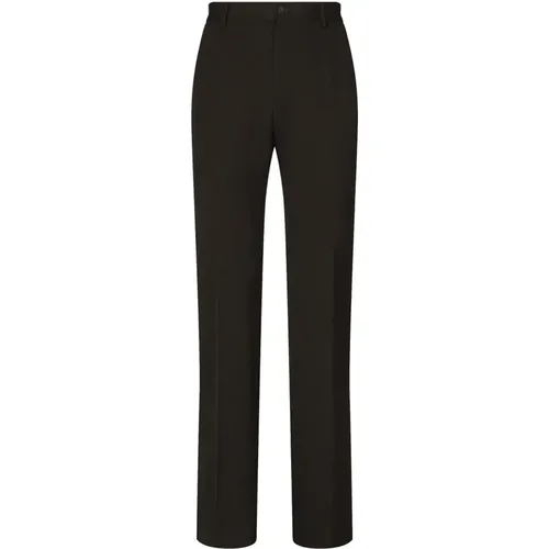 Woolen Tapered Pants Fall Winter , male, Sizes: XL, L - Dolce & Gabbana - Modalova