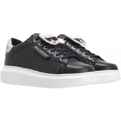 Twin Bead Lo Leder Sneakers - Karl Lagerfeld - Modalova