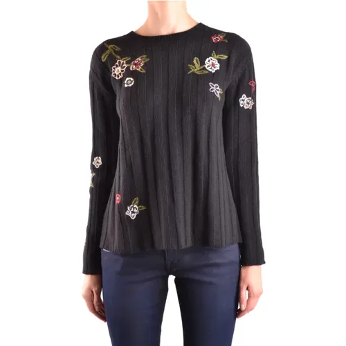 Floral Boho Oversized Sweater , female, Sizes: S - RED Valentino - Modalova