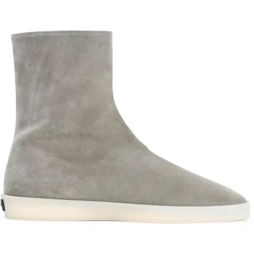 Graue Wildleder Ledersneaker - Fear Of God - Modalova