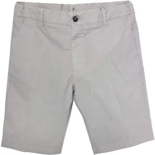 Baumwoll-Bermuda-Shorts in Pomice , Herren, Größe: S - Berwich - Modalova