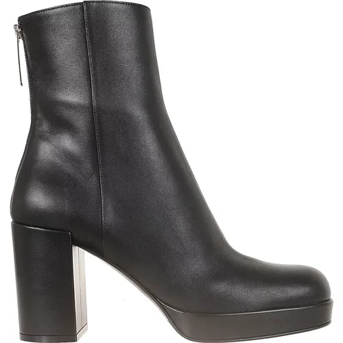 Ankle Boots with Chunky Heel , female, Sizes: 6 UK, 7 UK, 8 UK, 4 UK, 2 UK, 3 1/2 UK, 3 UK, 5 UK - Sergio Rossi - Modalova