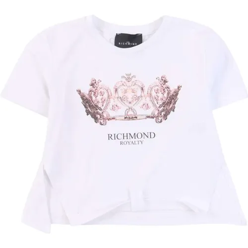 Rundhalsausschnitt Bedrucktes T-Shirt - John Richmond - Modalova
