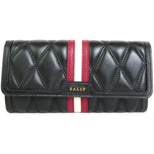 Pre-owned Leather wallets , female, Sizes: ONE SIZE - Bally Pre-owned - Modalova