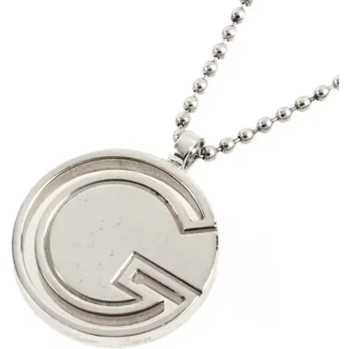 Pre-owned Metal necklaces , female, Sizes: ONE SIZE - Gucci Vintage - Modalova