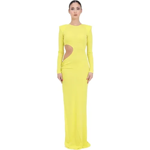 Long Dress Red Carpet Style , female, Sizes: S, M, L - Elisabetta Franchi - Modalova