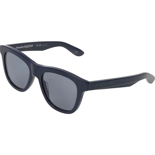 Blaue Sonnenbrille Herrenmode Aw22 , Herren, Größe: ONE Size - alexander mcqueen - Modalova