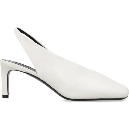 Geschlossene Porzellan Slingback Pumps mit hohem Absatz - Jil Sander - Modalova