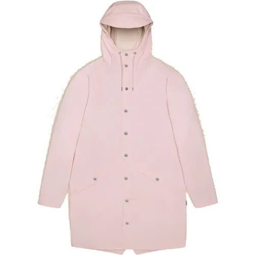 Lange Jacke Candy-XS, Wasserabweisende Leichte Regenjacke , unisex, Größe: L - Rains - Modalova