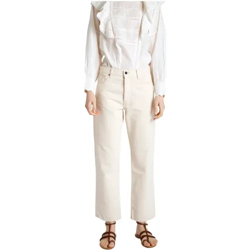 Trousers Ivory , female, Sizes: W31 - Bellerose - Modalova