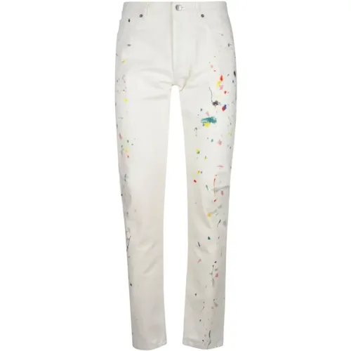 Paint Splash Slim Jeans , male, Sizes: W32, W33, W31 - Dior - Modalova