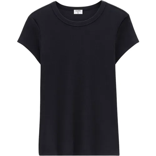 Schwarzes Top - Perfektes Basic für deinen Kleiderschrank , Damen, Größe: M - Filippa K - Modalova