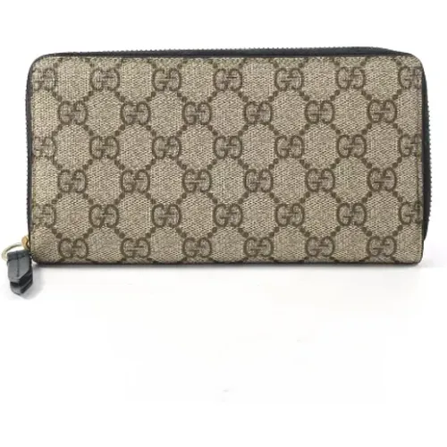 Pre-owned Canvas wallets , female, Sizes: ONE SIZE - Gucci Vintage - Modalova