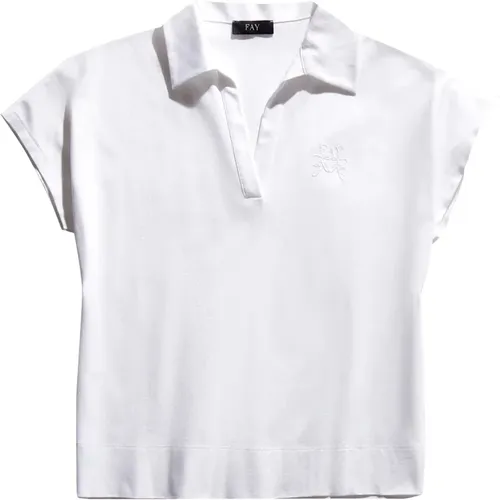 Classic Polo Shirt in Various Colors , female, Sizes: M, L, S - Fay - Modalova