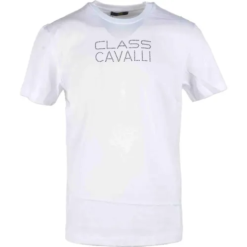 Men T-Shirt , male, Sizes: L - Roberto Cavalli - Modalova