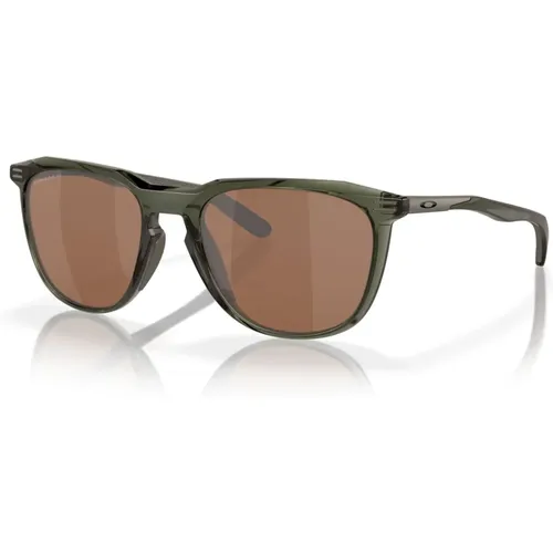 Thurso Sonnenbrille - Olive Green/Tungsten , Herren, Größe: 54 MM - Oakley - Modalova