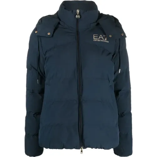 Mountain cross winter jacket , female, Sizes: L, S, 2XS - Emporio Armani EA7 - Modalova
