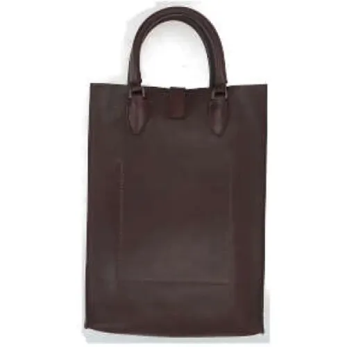 Hammered Leather Tote Bag , female, Sizes: ONE SIZE - Ziggy Chen - Modalova