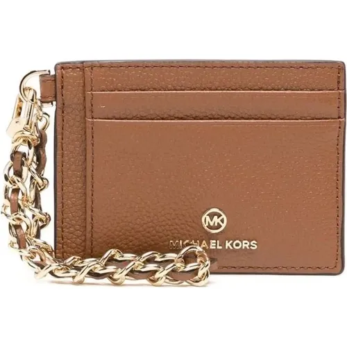 Chain Card Holder Wallet , female, Sizes: ONE SIZE - Michael Kors - Modalova