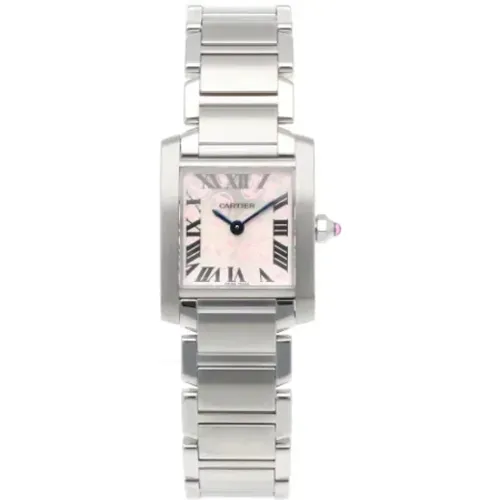 Pre-owned Glass watches , female, Sizes: ONE SIZE - Cartier Vintage - Modalova