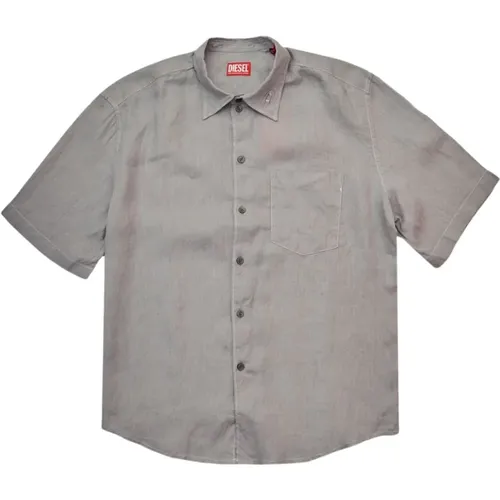 Short Sleeve Shirts , Herren, Größe: XL - Diesel - Modalova