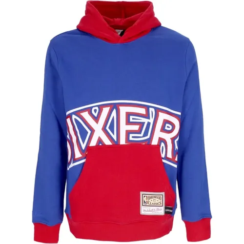 NBA Big Face Hoodie Hardwood Classics , Herren, Größe: L - Mitchell & Ness - Modalova