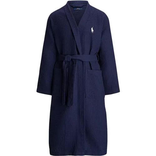 Piqué Bathrobe , male, Sizes: S/M - Polo Ralph Lauren - Modalova