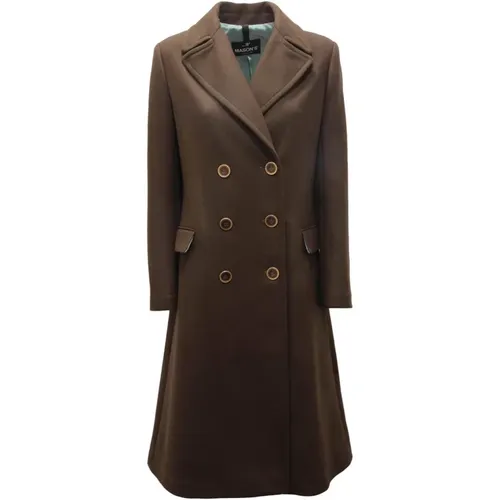 Double-Breasted Coats , female, Sizes: M, L - Mason's - Modalova