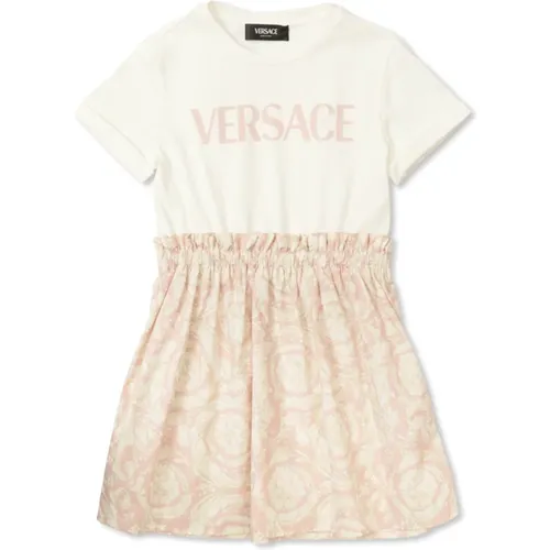 Kleid mit 'Barocco' Print Versace - Versace - Modalova