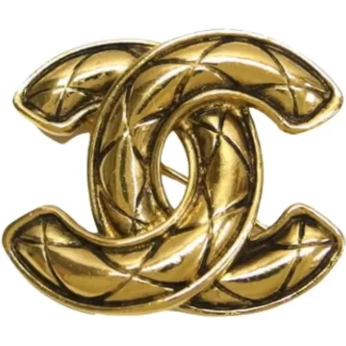 Pre-owned Metal brooches , female, Sizes: ONE SIZE - Chanel Vintage - Modalova