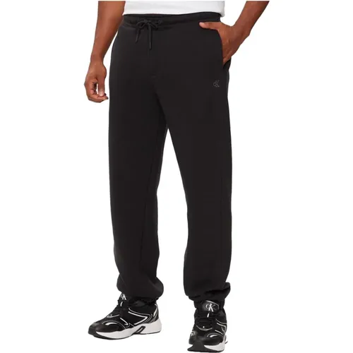 Jogginghose - Schwarz Baumwolle Polyester , Herren, Größe: M - Calvin Klein - Modalova