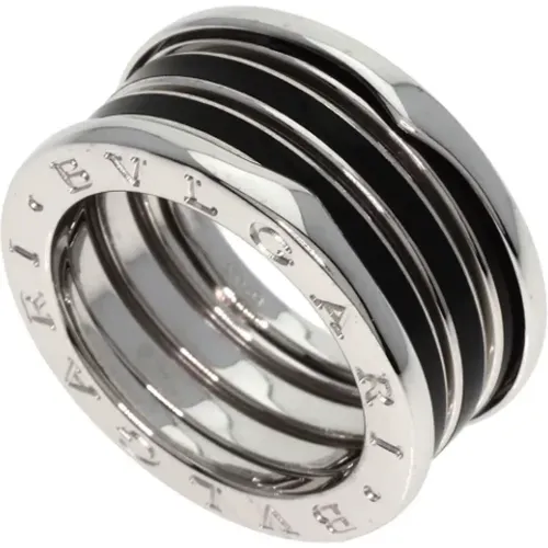 Pre-owned White Gold rings , female, Sizes: ONE SIZE - Bvlgari Vintage - Modalova