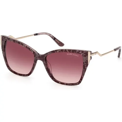 Gradient Bordeaux Sonnenbrille , Damen, Größe: 55 MM - Marciano - Modalova
