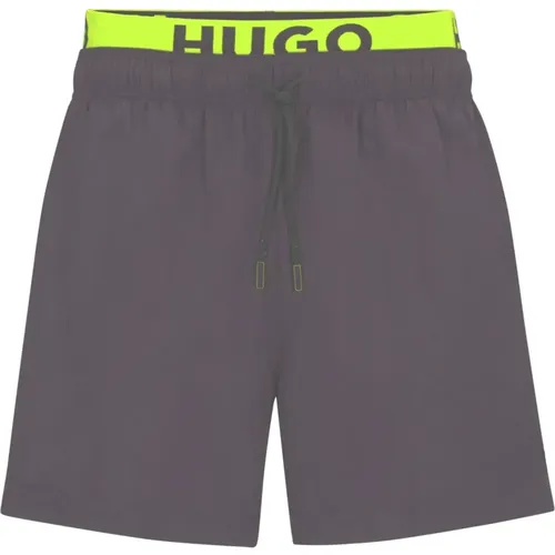 Mens Swim Shorts with Mesh Lining , male, Sizes: M, S, XL, L - Hugo Boss - Modalova