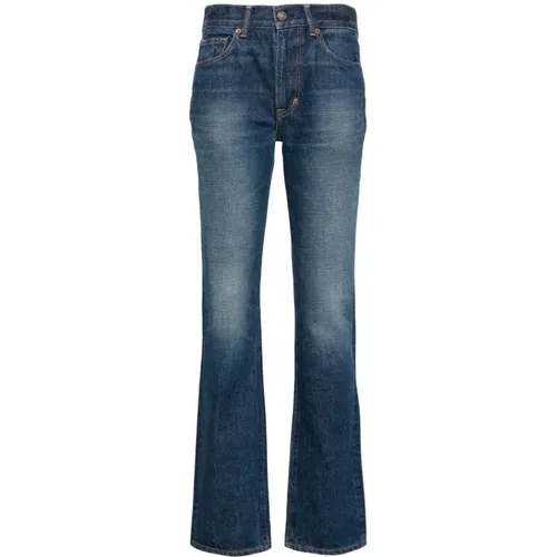 Indigo Blaue Stonewashed Denim Jeans , Damen, Größe: W28 - Tom Ford - Modalova