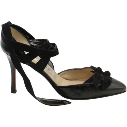 Pre-owned Leder heels - Manolo Blahnik Pre-owned - Modalova