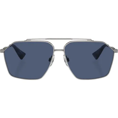 Pilot Style Sunglasses Blue Lenses , unisex, Sizes: 61 MM - Dolce & Gabbana - Modalova
