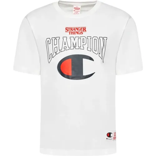 Short Sleeve T-Shirt , male, Sizes: M - Champion - Modalova