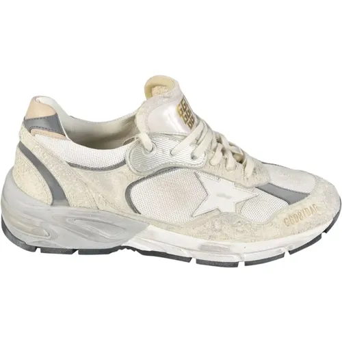 Dad-Star Chunky White Sneakers , male, Sizes: 5 UK - Golden Goose - Modalova