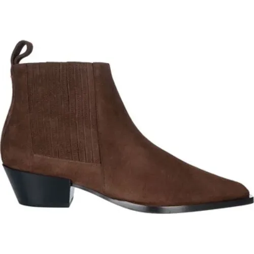 Suede Leather Ankle Boots , female, Sizes: 5 UK, 4 UK, 3 UK, 8 UK - aeyde - Modalova