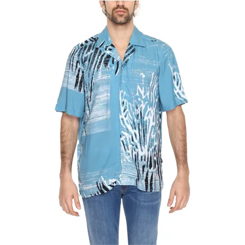 Short Sleeve Mens Shirt Spring/Summer Collection , male, Sizes: XL, 2XL, L, S, M - Boss - Modalova