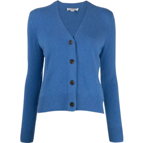 Flat placket cardigan , female, Sizes: XL - Vince - Modalova