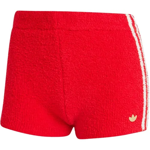 Sportlich-elegante Stoffshorts , Damen, Größe: S - Adidas - Modalova