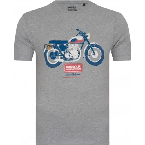 Steve McQueen Exclusive T-Shirt , male, Sizes: M, XL - Barbour - Modalova