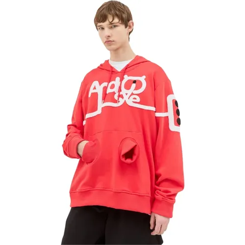 Kapuzen-Sweatshirt mit Android , Herren, Größe: L - Walter Van Beirendonck - Modalova