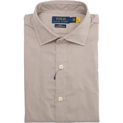 Grauer Nebel Twill Hemd , Herren, Größe: XL - Polo Ralph Lauren - Modalova