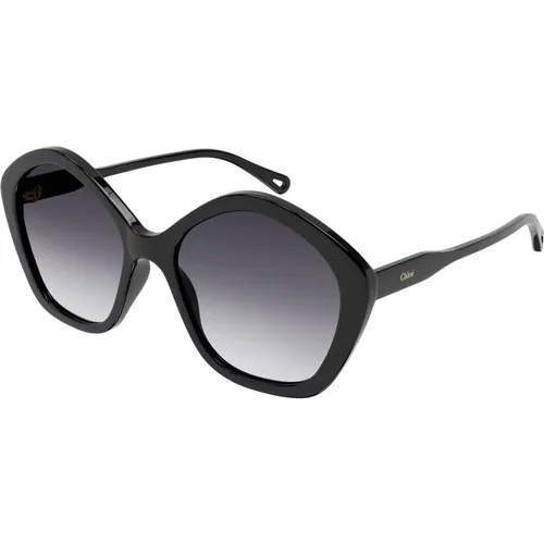 Pentagon Sunglasses with Gradient Lenses , female, Sizes: ONE SIZE - Chloé - Modalova